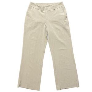 VTG MONROE & MAIN Wide Leg Full Length Trouser Pants in Tan SZ 8